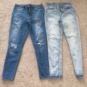 Bundle skinny jegging & jean